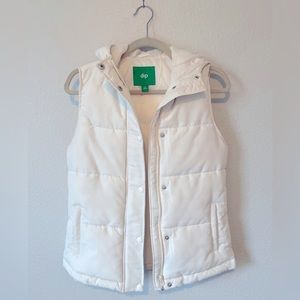 White Puffer Vest